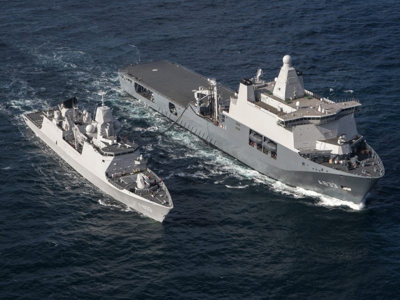 Dutch Ministry of Defence image of the Karel Doorman ship