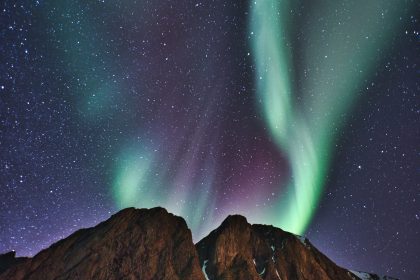 The aurora borealis is caused by space weather
