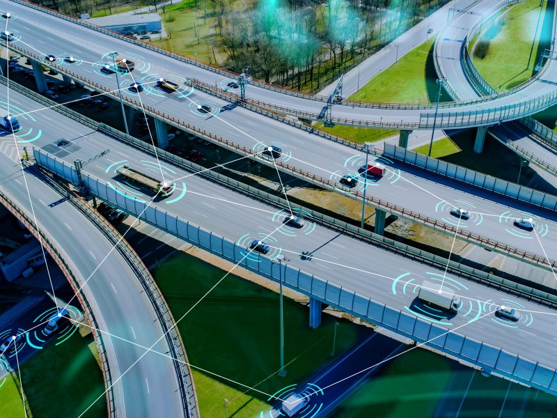 Autonomous vehicles communicating via wireless connections