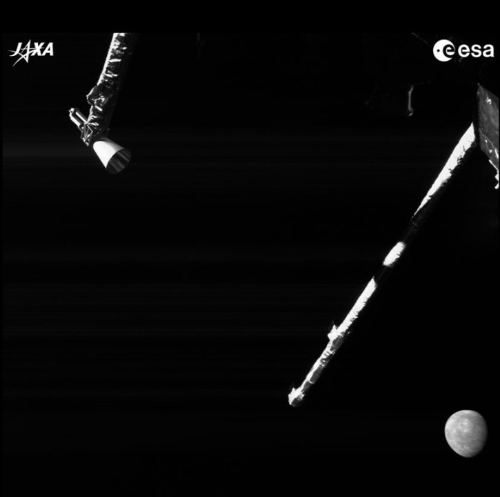 View from BepiColombo of the Mercury flyby on 1 December 2024