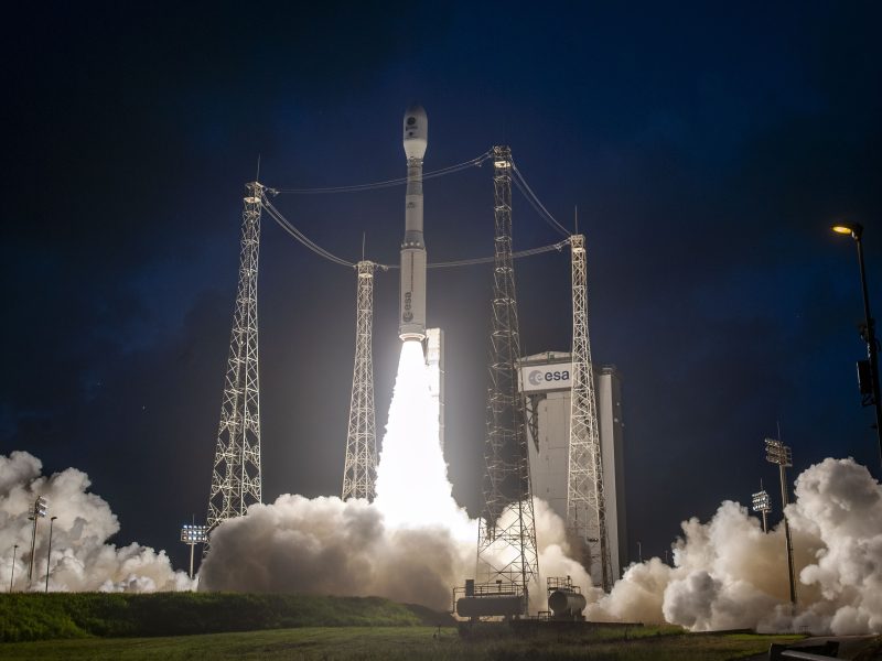 VBiomass satellite launching on board Vega-C rocket