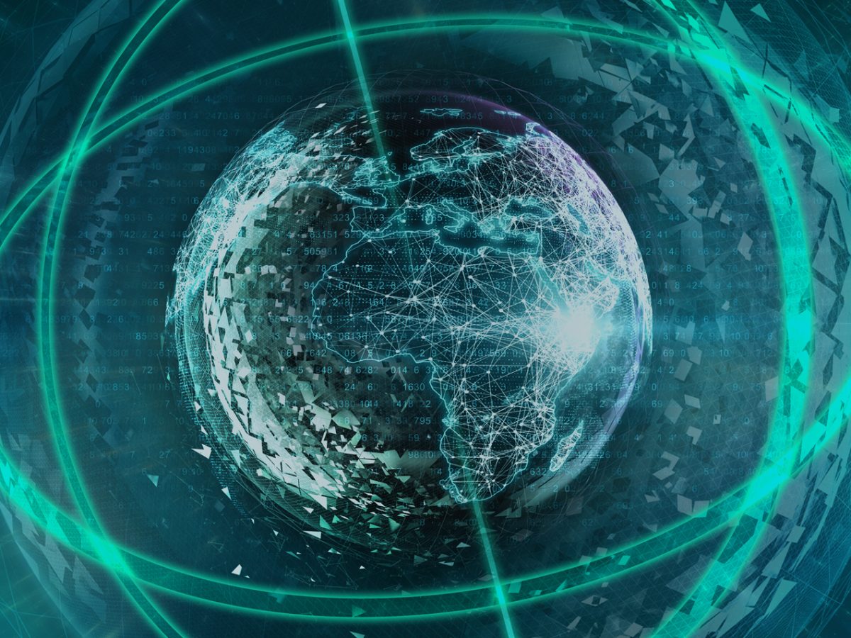 Image of a digital Earth - copyright ESA