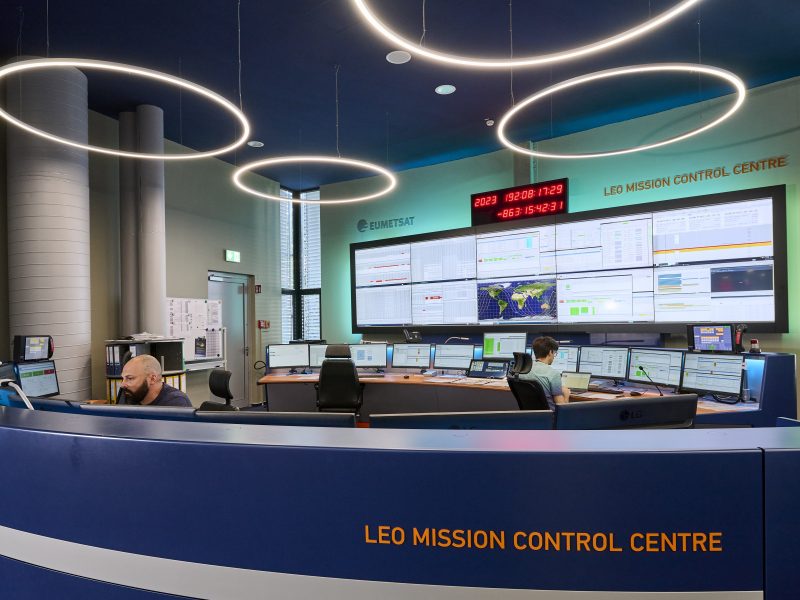 EUMETSAT control rooms. Image copyright EUMETSAT