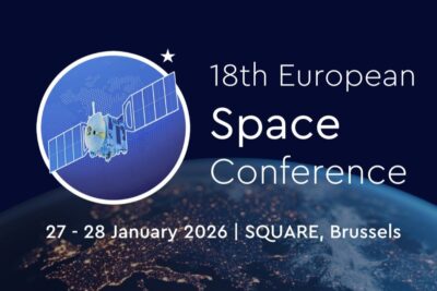 Logo and details of the 18th European Space Conference
