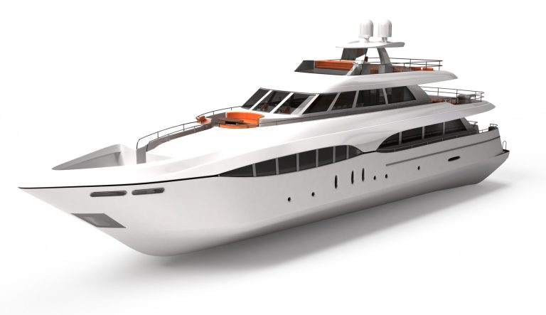 luxury yacht graphic
