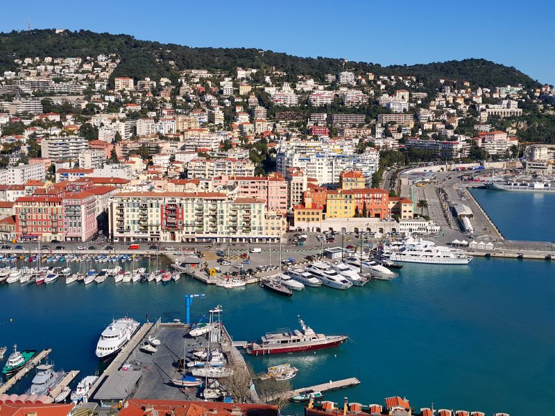 Port of Nice in France