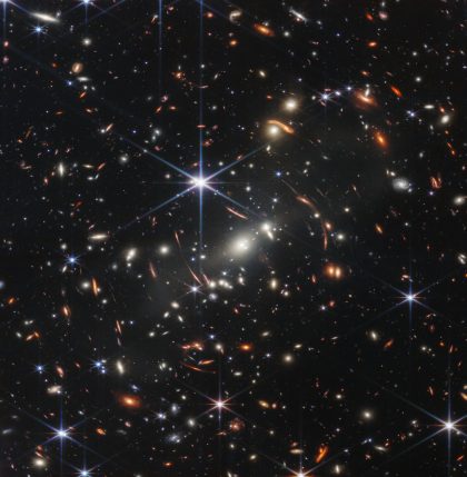 Image known as Webb's first deep field taken by the James Webb Space Telescope in 2022