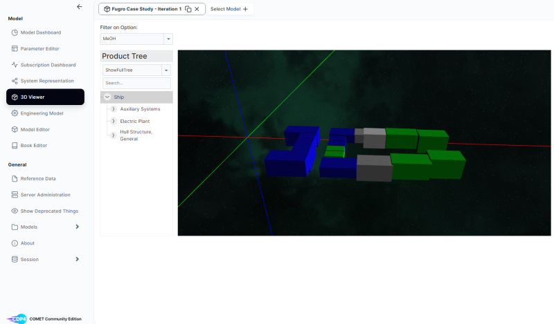 CDP4-COMET 3D viewer
