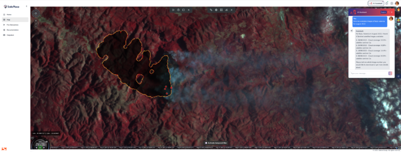 SAFEPLACE Spain wildfire 6